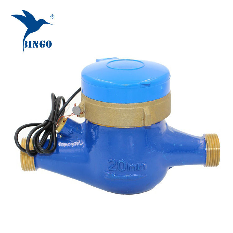 tembaga badan Pulse Water flow meter sensor denyutan (1)